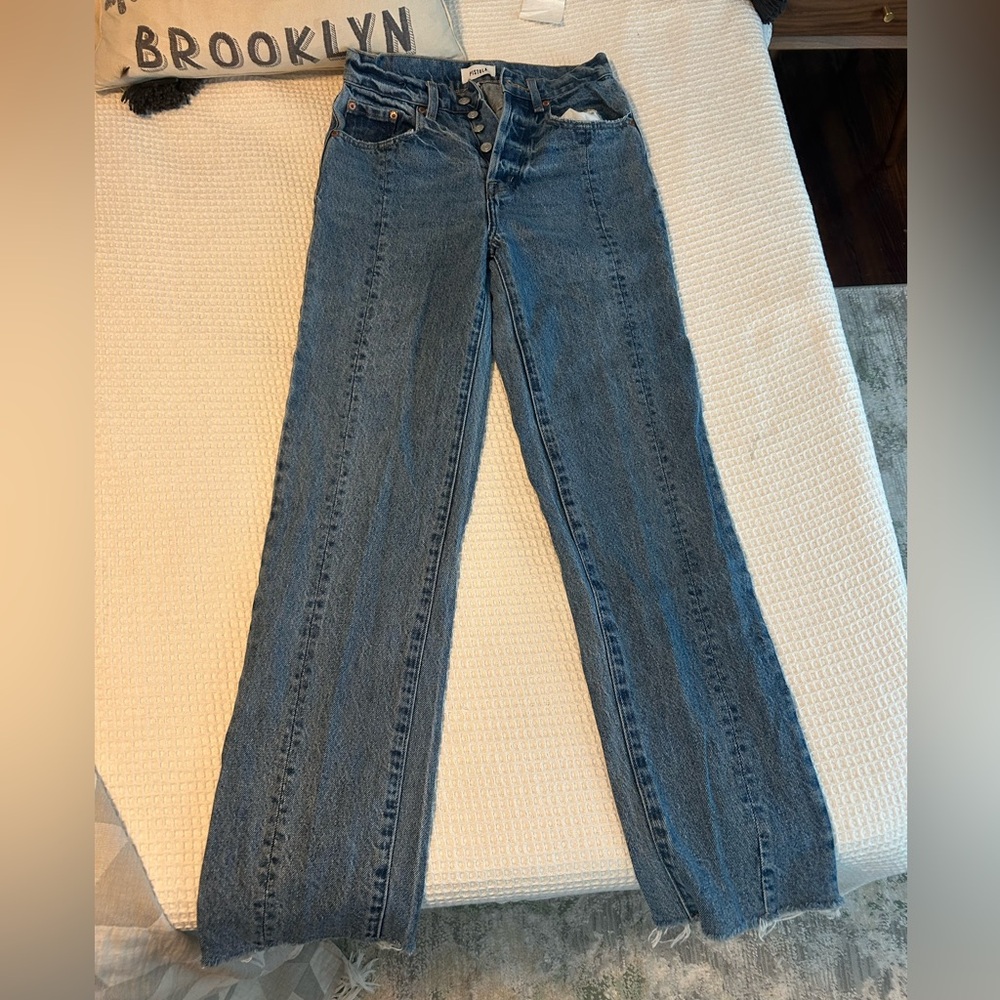 Pistola High Rise Blue Jeans